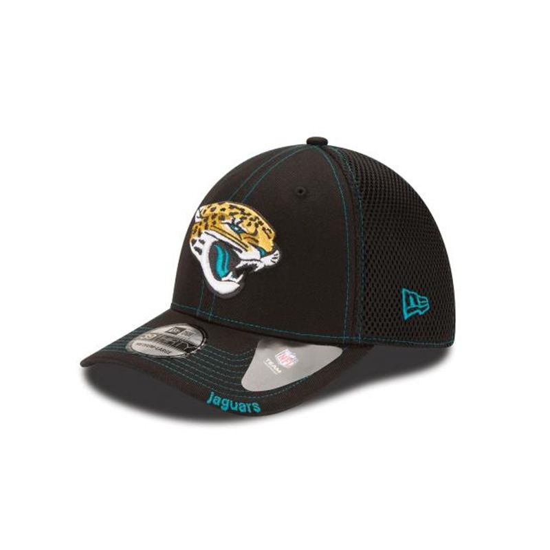 NFL Jacksonville Jaguars Neo 39Thirty Stretch Fit (TFJ6117) - Black New Era Caps